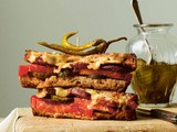 Yengen Tost; Toastie with Cheese, Sucuk, Tomato and Pickles