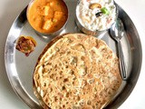 Aloo kulcha / aloo whole wheat paratha