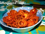 Crispy Bitter Gourd/Karela/Pavakkai Chips