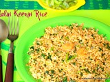 Mulai keerai sadam / greens rice