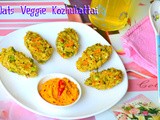 Oats vegetable kozhukattai / oats  savory dumpling