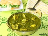 Palak paneer