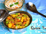 Quinoa pulao / pilaf / pulav