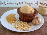Andhra Paruppu Podi Recipe-Kandi Podi