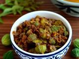 Baby Bitter gourd Fry-Midhi Pavakkai Poriyal-Karela Sabji Recipe