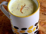 Badam Paal Recipe-Almond Flavored Milk-How to make Badam Pal