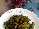 Besanwali Bhindi-Besan Bhindi Masala-Stuffed Lady'sfinger Fry with Gram flour