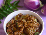 Brinjal Chops for Biryani-Brinjal Gravy Recipe-Side Dish for Biryani-Biryani Kathrikkai