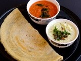 Brown Rice Dosa Recipe-Brown Rice Dosa Batter Recipe-Healthy Indian Breakfast-Dinner Recipes