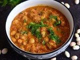 Butter Beans Kurma-Easy Butter Beans Masala Recipe