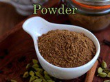 Chai Masala-Indian Tea Masala Powder Recipe-Masala Tea Recipe
