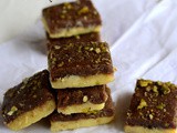 Chocolate Burfi Recipe-Chocolate Burfi with Khoya-Double Layered Chocolate Burfi