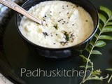 Coconut Chutney with garlic-Thengai Chutney Recipe (for vada, dosa, idli, pongal)