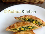 Corn Spinach Sandwich-Palak Corn Sandwich Recipe