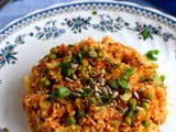 Couscous with Cauliflower and Peas-Simple Couscous Vegetarian Recipe