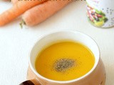 Easy Carrot Soup Recipe-Carrot Ginger Soup-Low Fat Healthy Soup Recipes