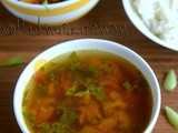 Easy Rasam Recipe-South Indian Rasam with Amchur powder