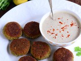 Falafel Recipe-Healthy Easy Falafel Recipe with Yogurt Tahini Dip