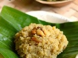 Foxtail Millet Sweet Pongal Recipe-Thinai Sakkarai Pongal-Millet Recipes
