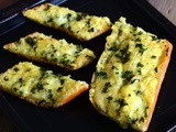 Garlic Bread Recipe-Easy Cheesy Garlic Bread-Quick Garlic Bread with Cheese