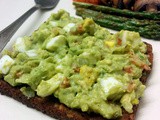 Guacamole Egg Salad Sandwich Recipe-Boiled Egg Guacamole Sandwich