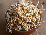 Horse Gram Sprout Salad