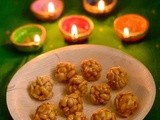 Kadalai Urundai-Peanut Jaggery Balls Recipe-Kadalai Mittai (chikki)-Karthigai Deepam Recipes
