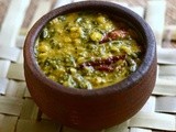 Keerai Molagootal Recipe-Keerai Kootu-Palakkad Special