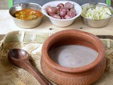 Keppai Koozh-Ragi Porridge Recipe-Finger Millet Buttermilk Porridge