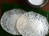 Kerala Appam Recipe with Yeast-Palappam-Spongy Appams