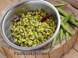 Kothavarangai Poriyal-Cluster Beans Curry (South Indian Recipe)