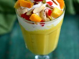 Mango Mastani Recipe-Mango Milkshake with Ice Cream and Nuts