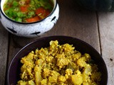 Mathanga Thoran-Yellow Pumpkin Stir Fry Kerala Style Recipe