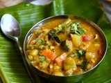 Mixed Vegetable Kootu-South Indian Vegetable Kootu-Kadamba Kootu-Side dish for Pongal