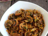 Mushroom Cabbage Curry-Mushroom Cabbage Stir Fry-Easy Mushroom Recipes