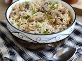 Mushroom Fried Rice Recipe-Indo-Chinese Recipe