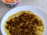 Mushroom Omelette Recipe-How to make Mushroom Omelette Indian Style