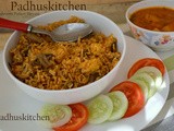 Mushroom Paneer Biryani Recipe-Paneer Biryani (step wise pictures)