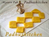 Mysore Pak-Soft Mysore Pak Recipe-Deepavali Special