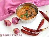 Onion Chutney-Vengaya Chutney Recipe (for idli,dosa)