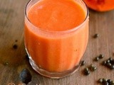 Papaya Banana Smoothie Recipe-How to make Papaya Banana Smoothie with milk