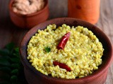 Payaru Kanji Recipe-Pachai Payaru Kanji with Thenga Chammanthi