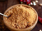 Peanut Powder-Andhra Style Palli Podi-Spicy Verkadalai Podi for Rice,Idli,Dosa