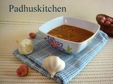 Poondu Kulambu-Onion Garlic Kuzhambu