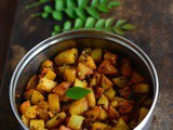 Potato Fry Recipe-How to make Crispy Potato Fry-Aloo Sukhi Sabzi