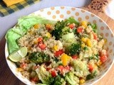 Quinoa Vegetable Salad-Vegan Quinoa Salad Recipe-Easy Quinoa Recipes