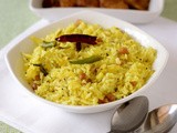 Raw Mango Rice Recipe (Andhra Style)-Mamidikaya Pulihora