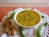 Ridge Gourd Dal-Peerkangai Dal Recipe