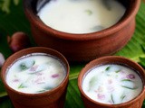 Sambaram Recipe-Kerala Style Spiced Buttermilk-Moru Vellam-Pacha Moru