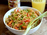 Schezwan Noodles-Schezwan Hakka Veg Noodles Recipe